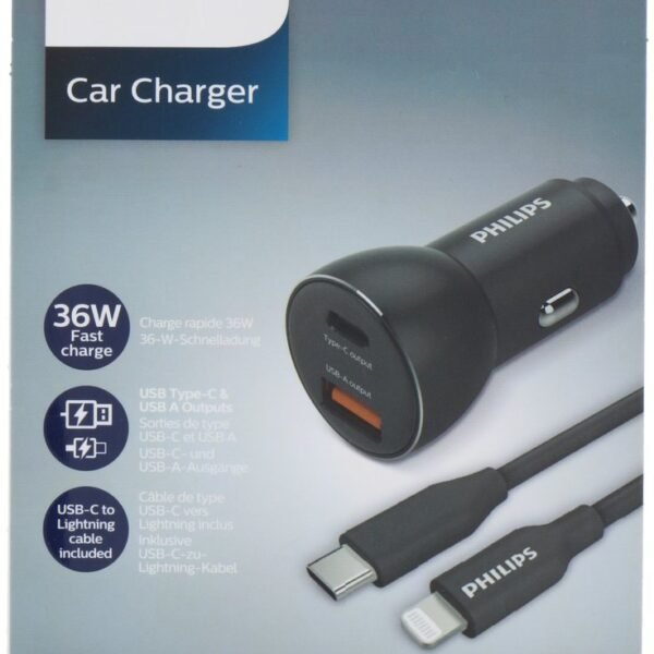 Philips Car charger USB36W DLP2521L/04