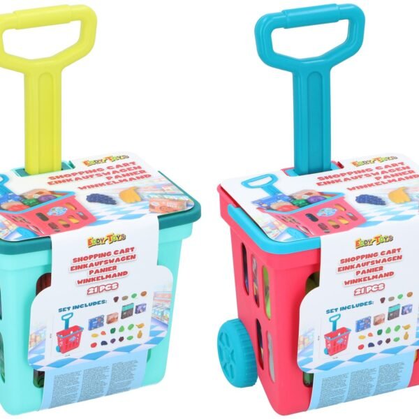 Eddy Toys Shopping cart 21pcs PP