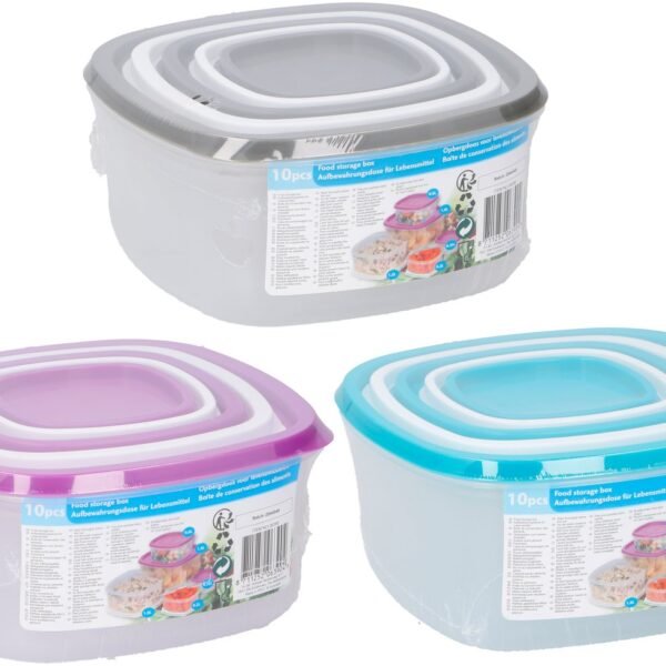 Storage box food 10pc 3as
