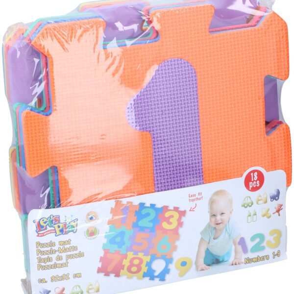 Let'S Play Puzzle mat 9pcs 32x32x1cm