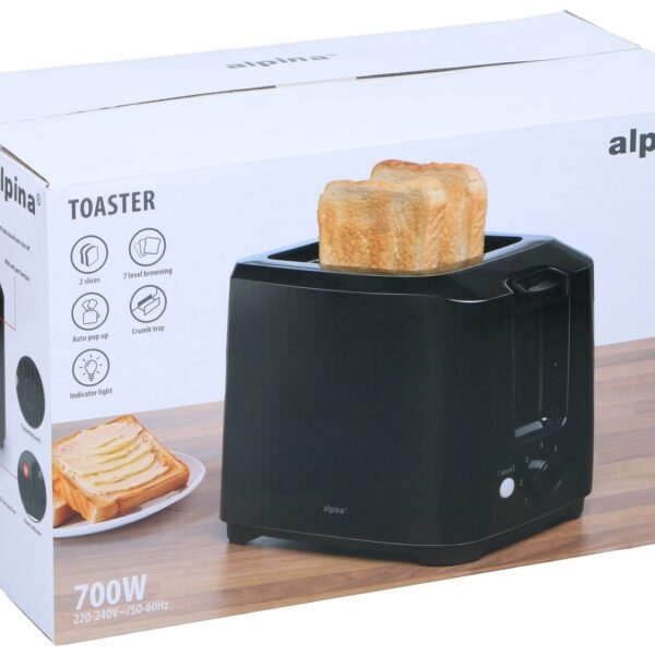 Alpina Toaster 700W PL Black