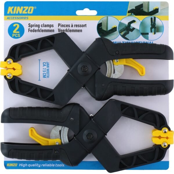 Kinzo Spring clamps 2pcs 7.5cm