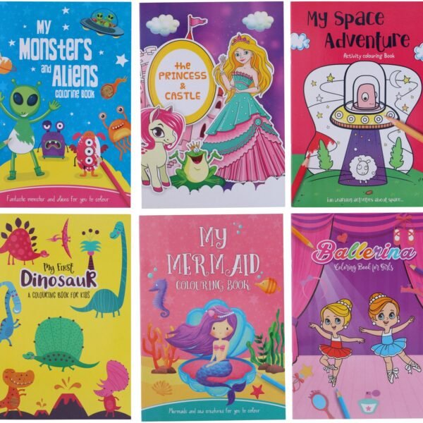 Coloring Book Kids A4 6as