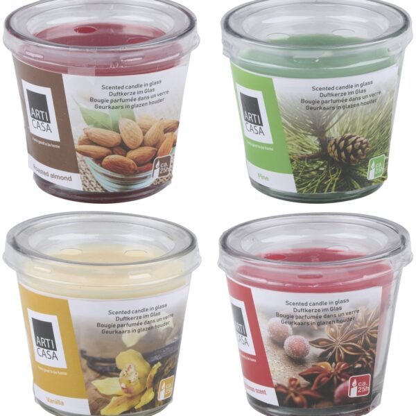Articasa Candle Scented in glass 4as winter