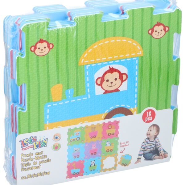 Let'S Play Puzzle mat animal 18pc