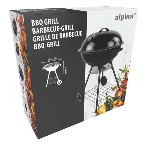 Alpina BBQ Round 17inch lid+hande ST