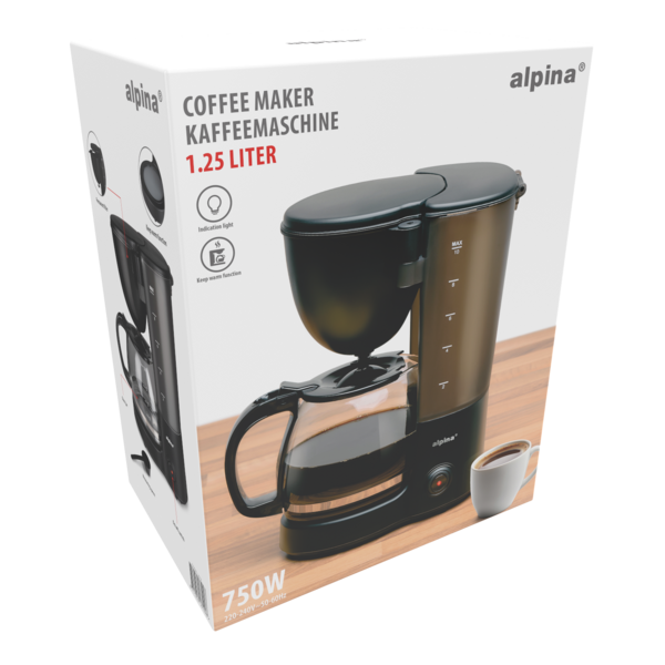 Alpina Coffee maker 2-12 cups b