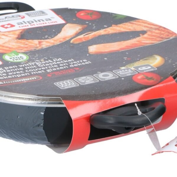 Alpina Frying pan with glass lid Ø28cm