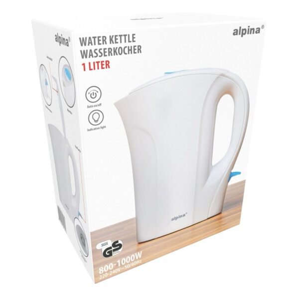 Alpina Kettle 1L 800-1000W WHT