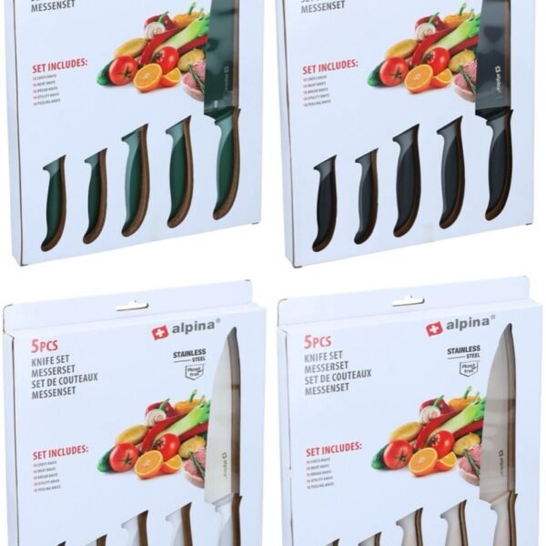 Alpina Knife 5pcs 31.5/22,5/18.5cm