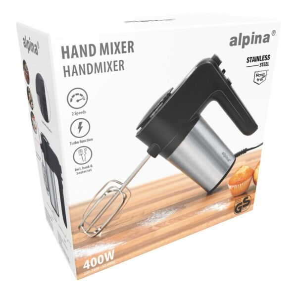 Alpina Mixer hand 230V SS 400W