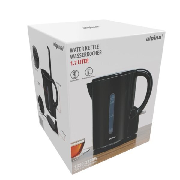Alpina Water Kettle 1,7L black
