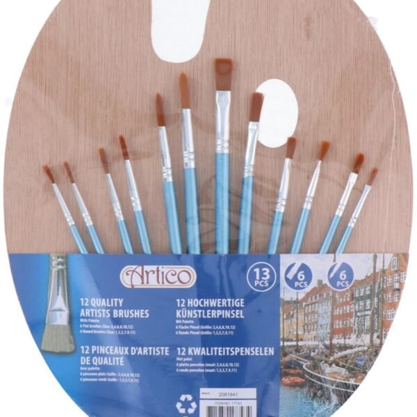 Artico Paint Brush Set 13pcs WD