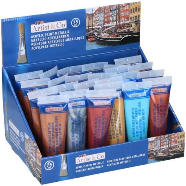 Artico Paint Metallic 75ml 6as