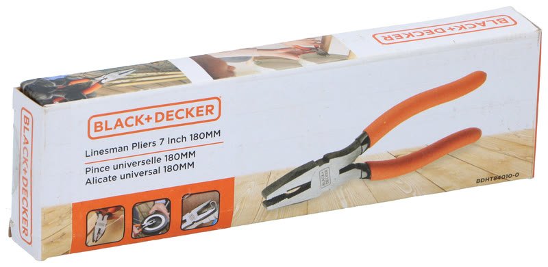 Black+Decker Combination pliers 180mm