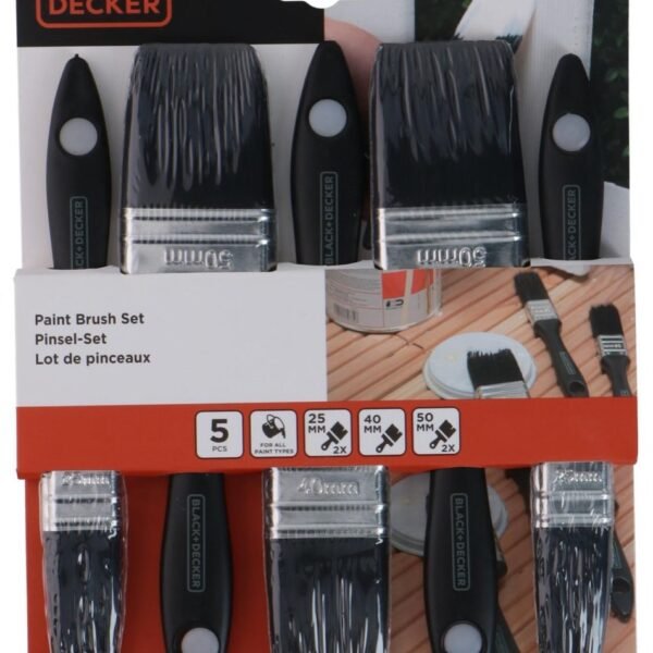 Black+Decker Paint brush set 5pc