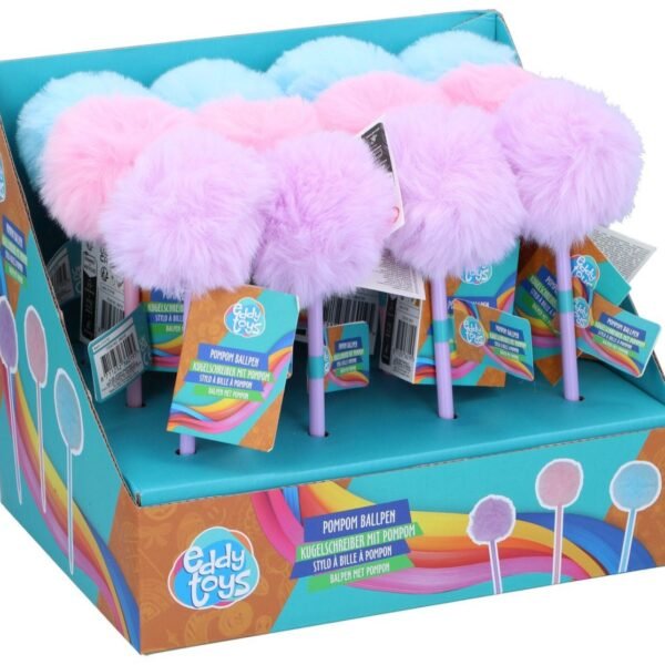 Eddy Toys Ballpen pompom ball 1mm 3as