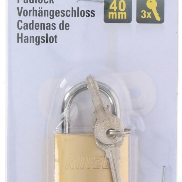 Kinzo Padlock 40mm & 3keys st