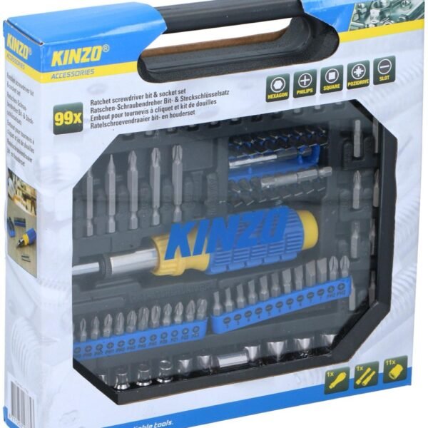 Kinzo Ratchet handle set 99pcs