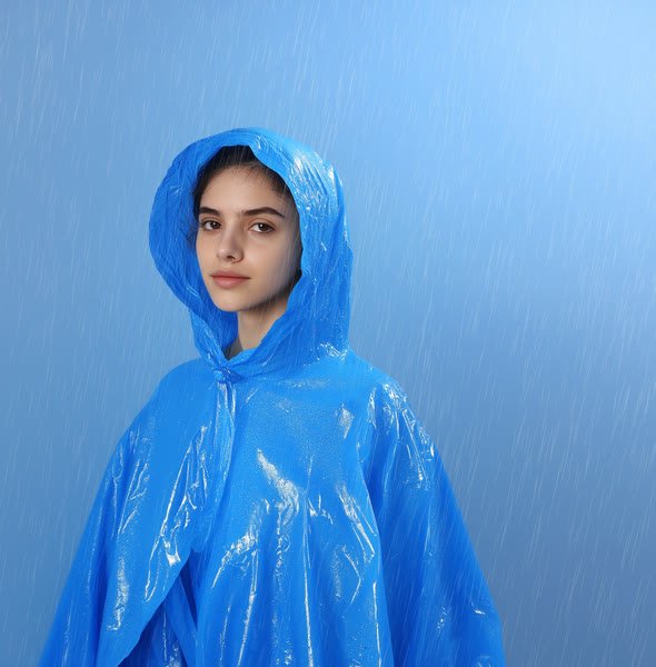 Lifetime Poncho 6.5*6.5*20cm 4as