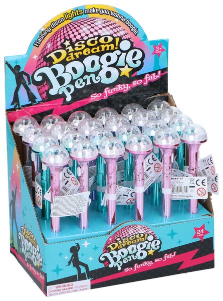 Pen w/light disco 4ass