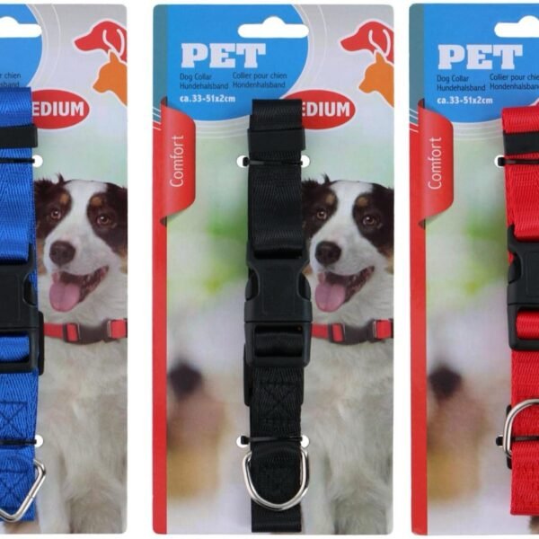 Pet Comfort Dog collar medium 3as
