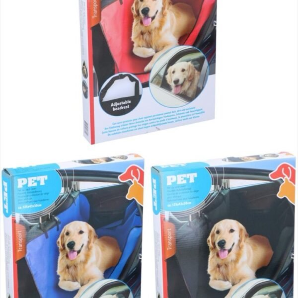 Pet Transport Pet car seat cover 125x43x38cm 3ass clr