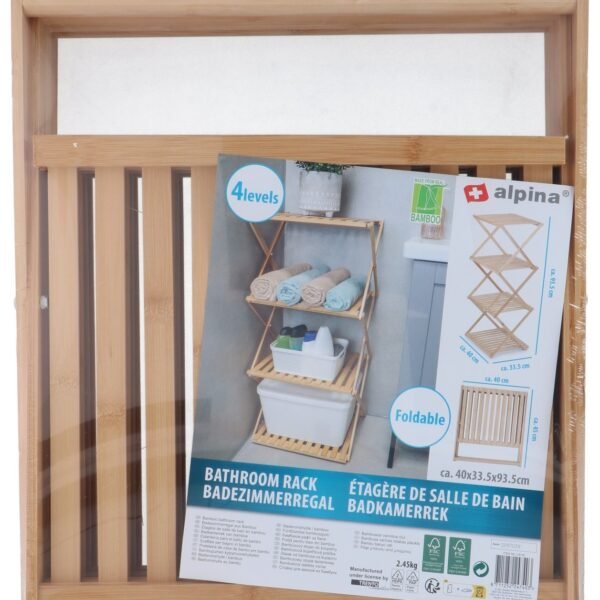 Alpina Bathroom rack Bamboo