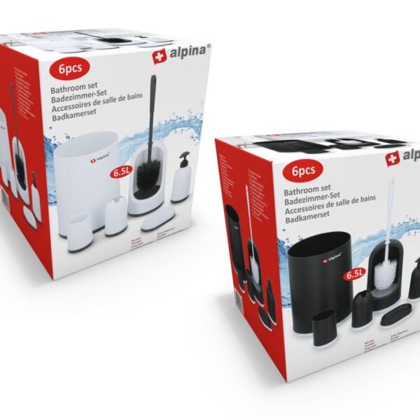 Alpina Bathroom set 6pc 2as