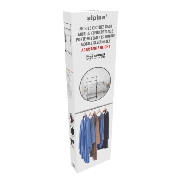 Alpina Clothes rack mobile double