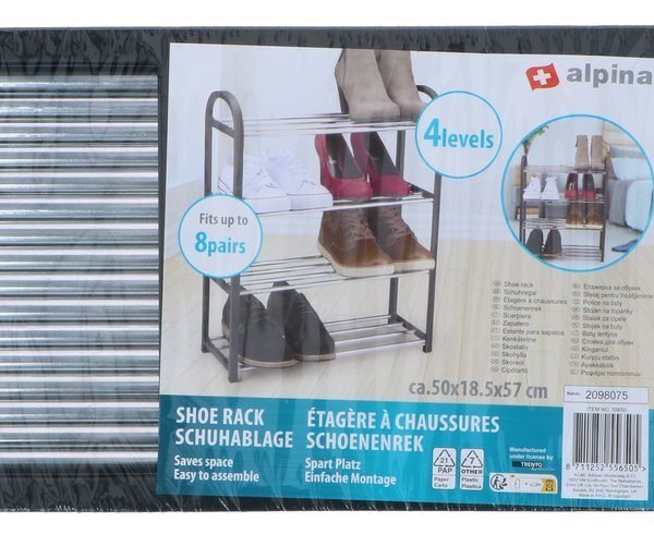 Alpina Shoe rack 16 tubes D9,7mm