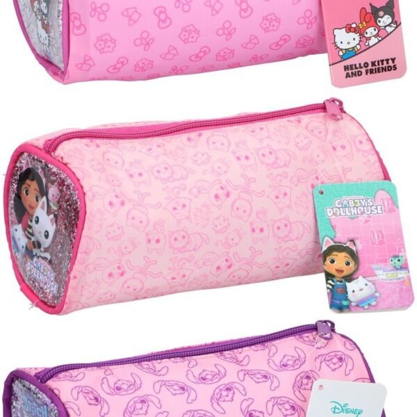Disney Pencil case glitter 3ass