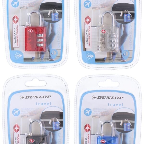 Dunlop Lock TSA Combi 33x65x13mm 4as