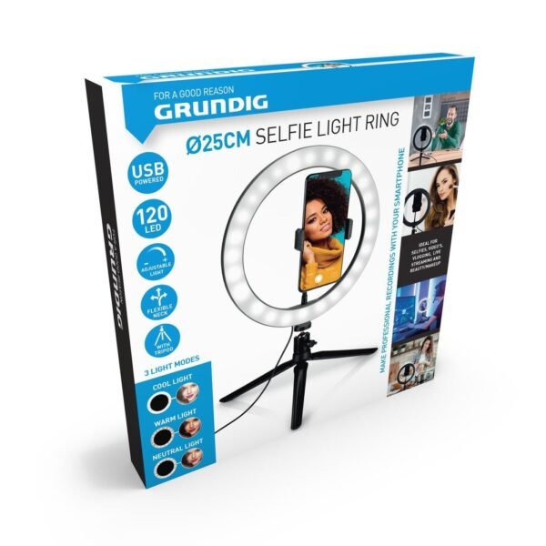 Grundig Selfie light ring Ø25cm 120LEDS