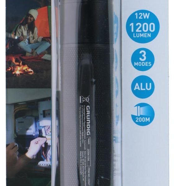 Grundig Torch LED 12W 1200Lmn