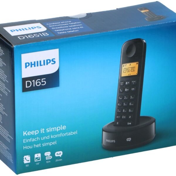 Philips Cordless phone 230V D1651B/01