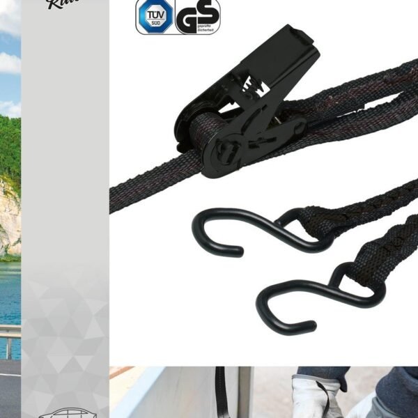Dunlop Tie down ratchet 125kg 5m