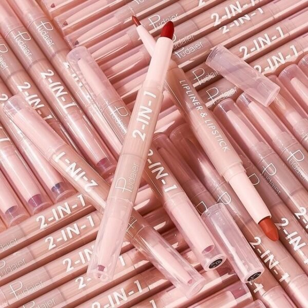 Pudaier Dual Head Lip Liner & Lipstick – 07, 3.5g