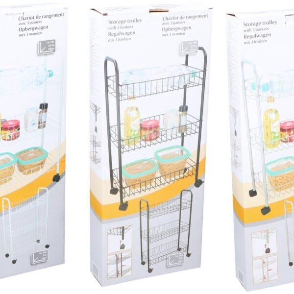 Storage trolley 3assortie