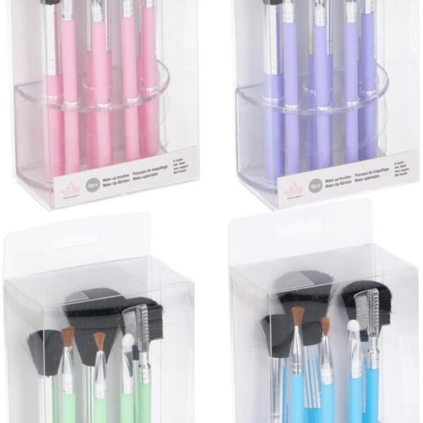 Touch Of Beauty Cosmetic brush set 8pcs 4ass