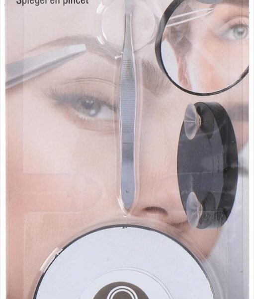 Touch Of Beauty Mirror + Tweezer 10x